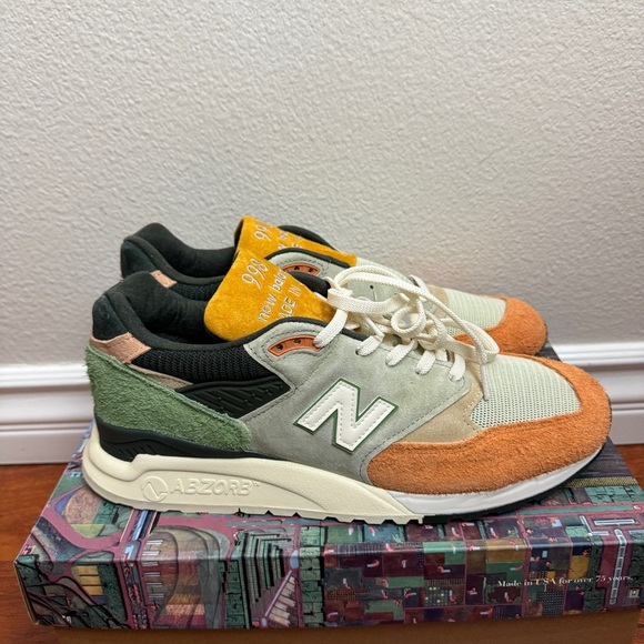 New Balance 998 Ronnie Fieg Aloe Wash Size Medium 11 - Picture 3 of 10